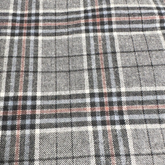 RSQ | Men | Charcoal Plaid Loose Fit Straight Leg Chino Pants | Size 29x30 - Picture 11 of 13